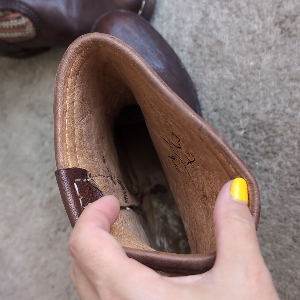 Hand crafted Moroccan leather boots - Picture 6 of 7